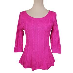 Small Hot Pink Knit Sweater